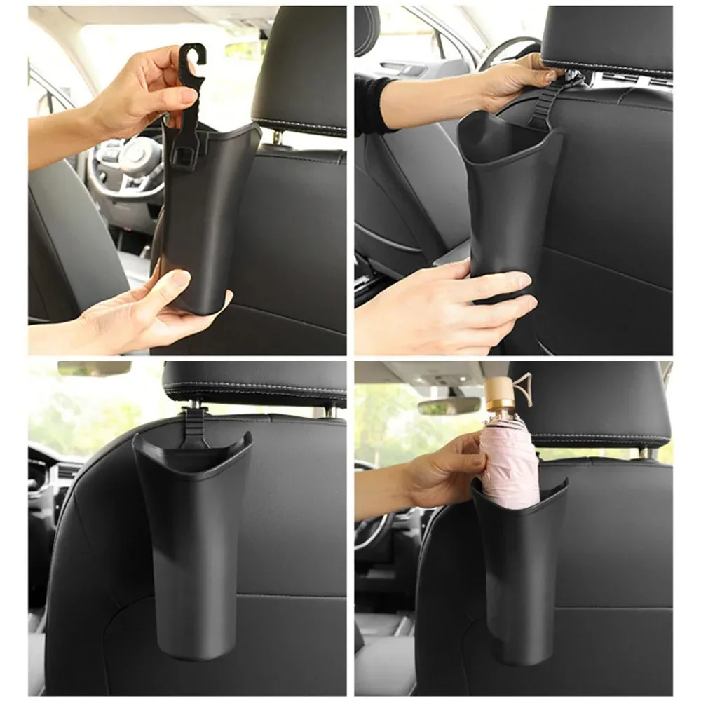 Car Umbrella Storage Box Versatile Space Saving Auto Umbrella Rack Holder Car Backseat Cup Holder Garbage Can umbrella holder,car storage box