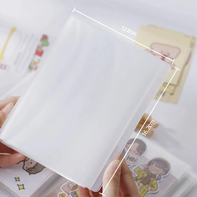 대용량 포켓 보관 책 카드 빌 스티커, 청구서 노트 컬렉션, 명함 북, A6