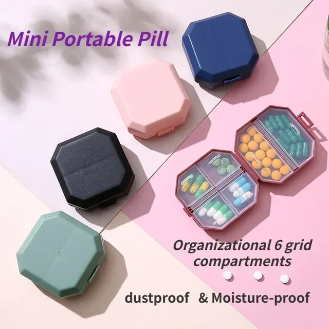 Mini Portable Pill Organizer: Compact and Convenient