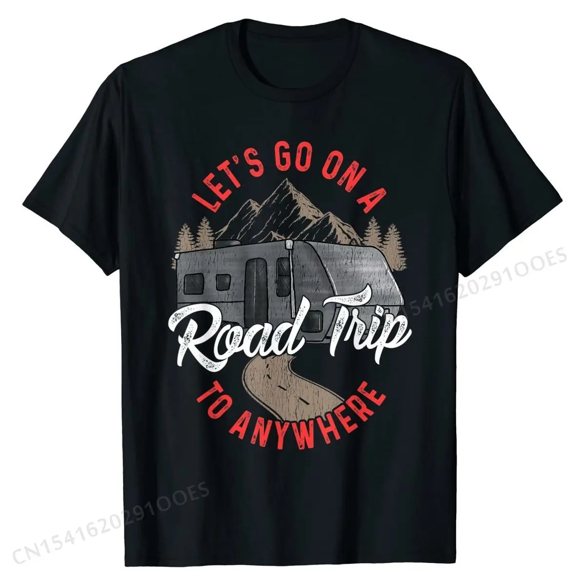 

Road Trip Camping T-Shirt RV Funny Quotes Humor Sayings Normal Tops T Shirt Cotton Men T Shirt Normal Funny