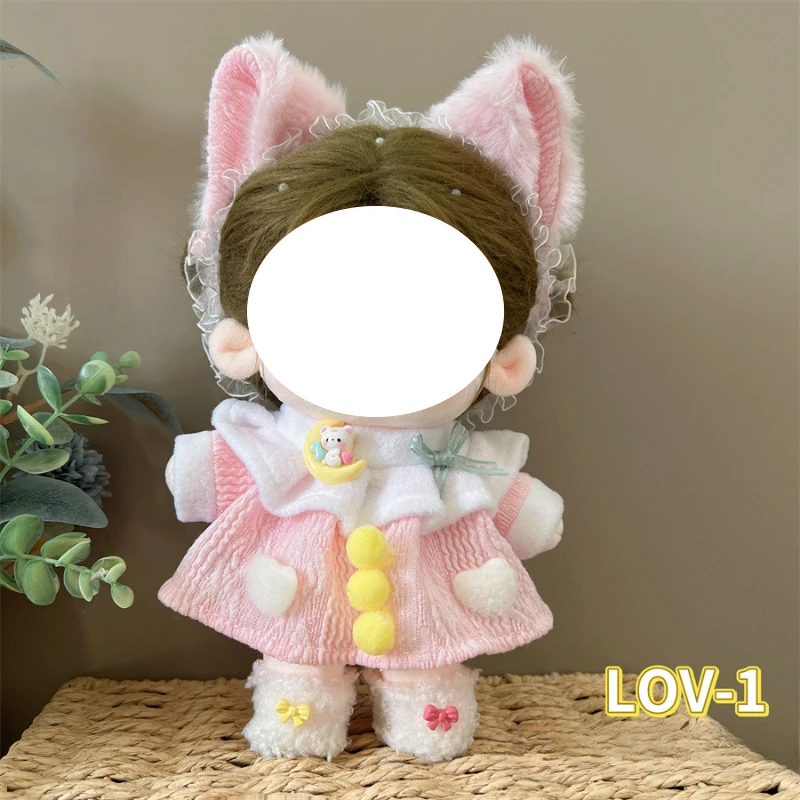 

20cm Cotton Doll Clothing High-quality Dress Set Girl Toy Gift Accessories