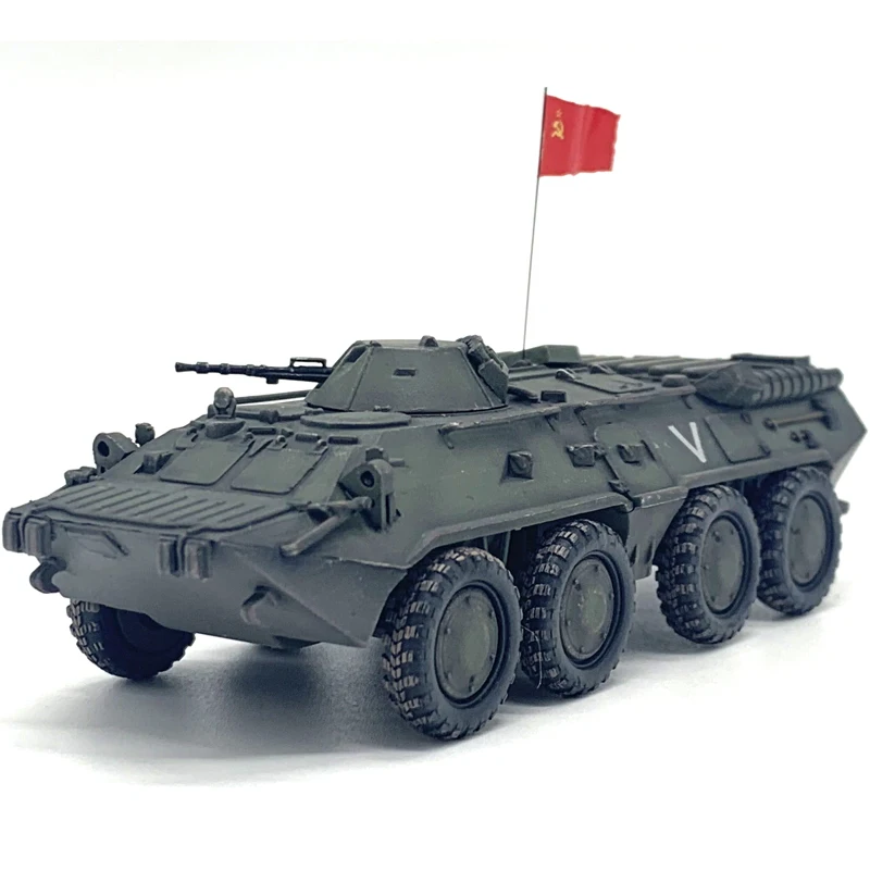 

1:72 Scale Model Russian Tank BTR-80A Armored Transport Vehicle Diecast Military Toy Collection Display Decoration For Adult