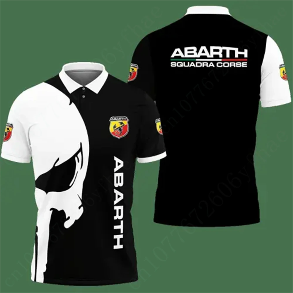 

Abarth Anime Polo Shirts And Blouses Harajuku Golf Wear Casual T Shirt For Men Unisex Clothing Breathable Short Sleeve Top