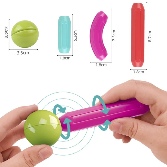 NEW Kids Magnetic Constructor Block Designer Magnet Stick Rod Building Blocks Montessori Educational Toys For Children Boy Girl 2