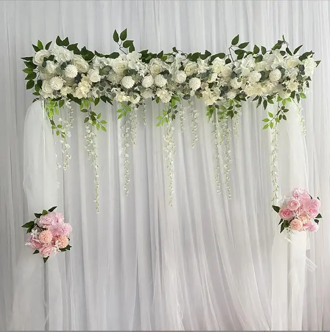 

New wedding flower row 1 meter long forest scene runway decoration
