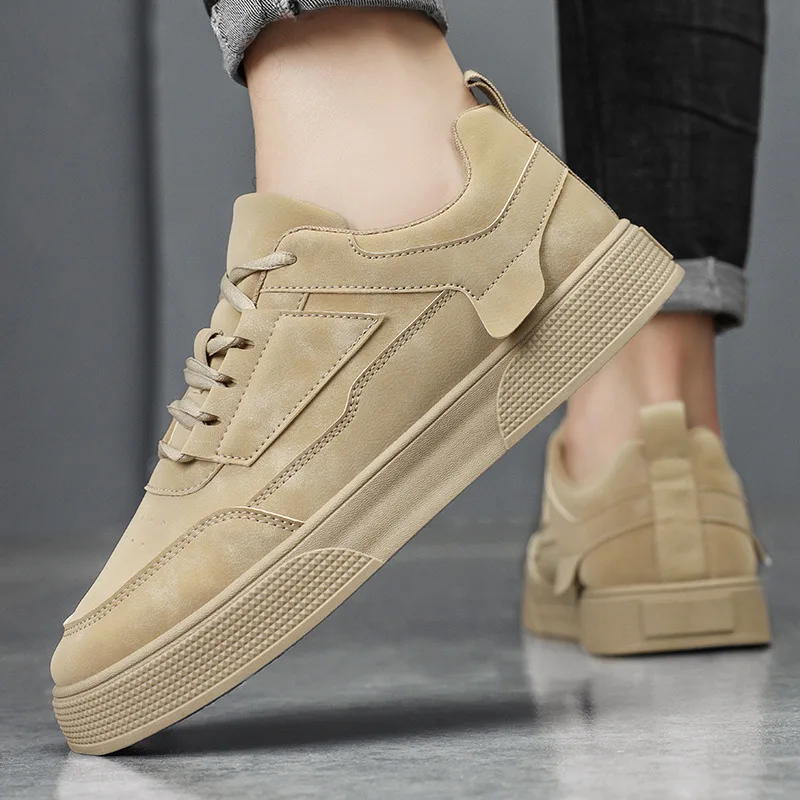 Description Picture 5 of item2024 Khaki Air Force Flat Shoes 2024 Spring and Autumn New Korean Version All Wear Casual Sports Shoes
