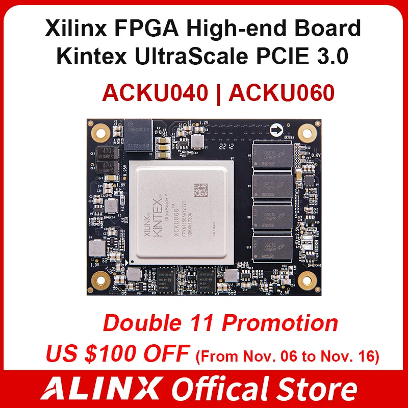 ALINX SoM ACKU040 ACKU060 Xilinx Kintex UltraScale XCKU040 XCKU060 