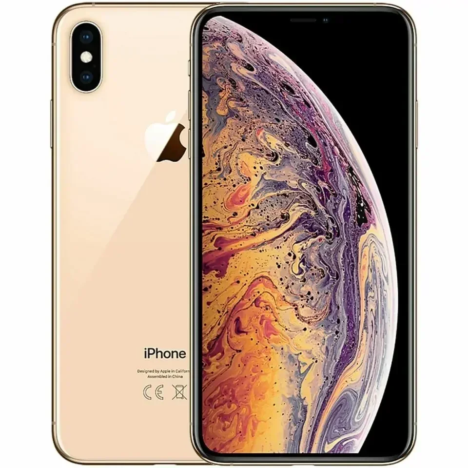 Apple iPhone XS Max 4G Mobile Phone LTE 5.8" Unlocked Original 4GB RAM 64GB/256GB ROM 12MP+7MP Hexa-Core SmartPhone