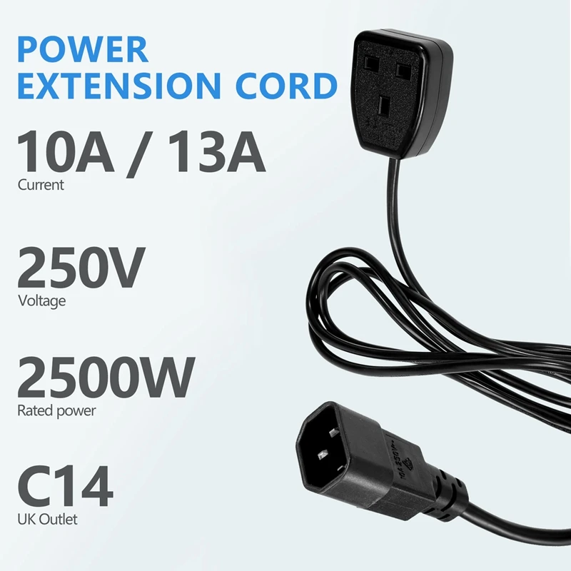 IEC320 C14  BS1363A ܼƮ , IEC C14  ÷  3      ̺