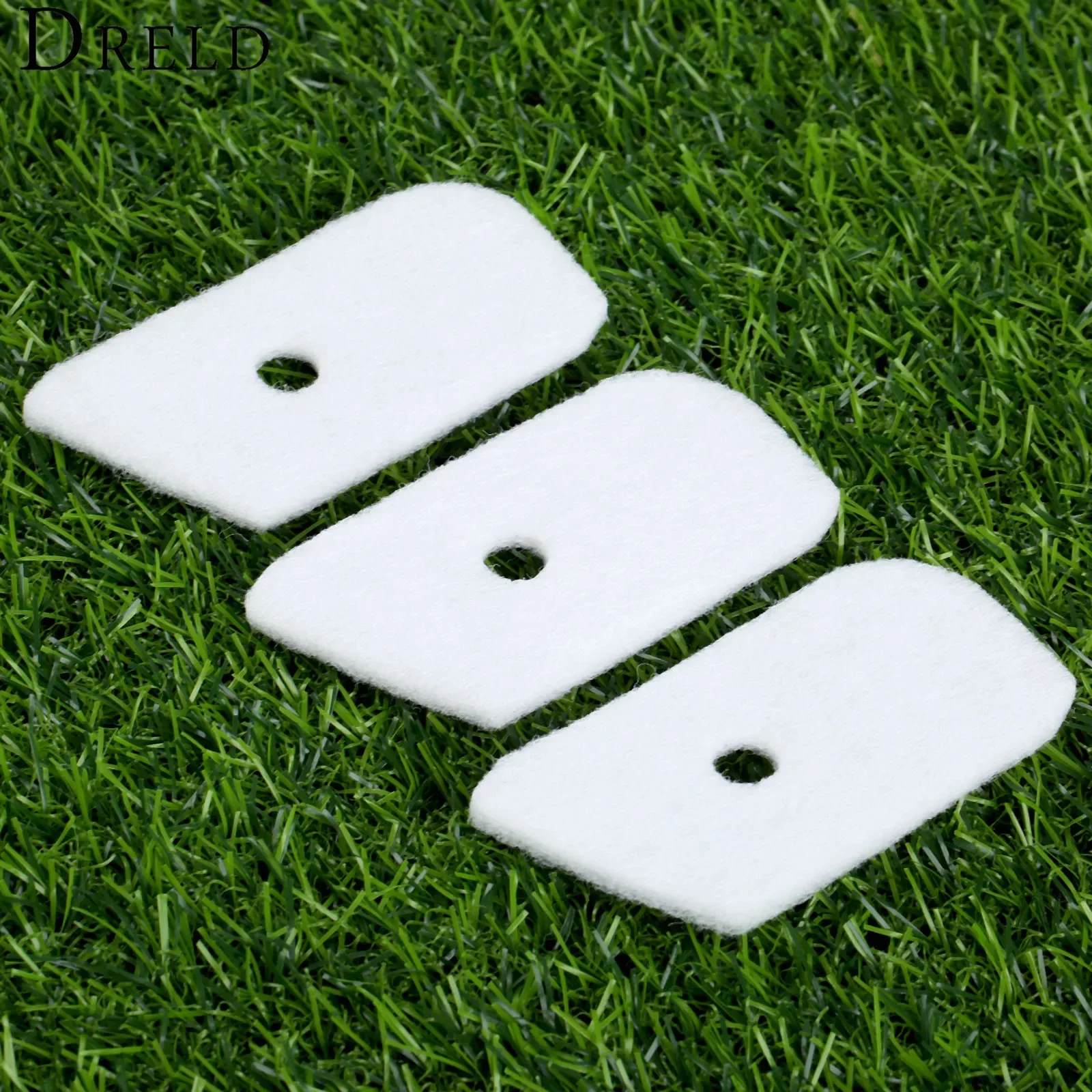 DRELD 3Pcs Air Filter for Husqvarnas Trimmer 128C 128CD 128L 128R 128LD 128LDX 128DJX Replace For 530150253