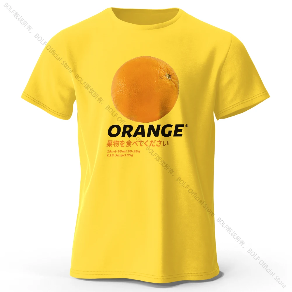 Fresh & Vibrant Orange Fruit Print T-Shirt - Soft & Comfortable Pure Cotton Summer Top
