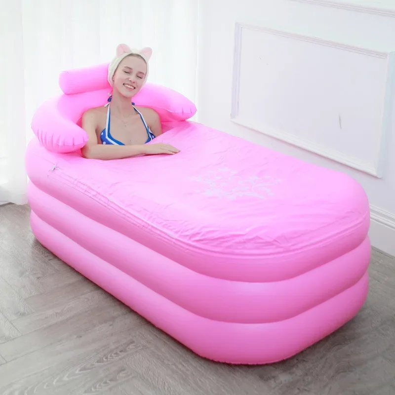 Inflatable Adult Bathtub Foldable SPA Bathtub Folding Bath Tub Water Plunge Tub for Children Family Swimming Pool Application