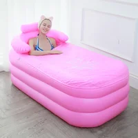 Inflatable Adult Bathtub Foldable SPA Bathtub Folding Bath Tub Water Plunge Tub for Children Family Swimming Pool Application 1
