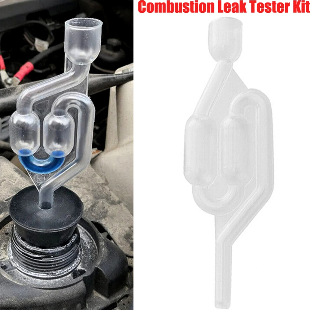 5.5*17CM Plastic Combustion Leak Tester Tool Detector Head Gasket Block Fluid Petrol Diesel Plastic Exhaust Valve Wholesal
