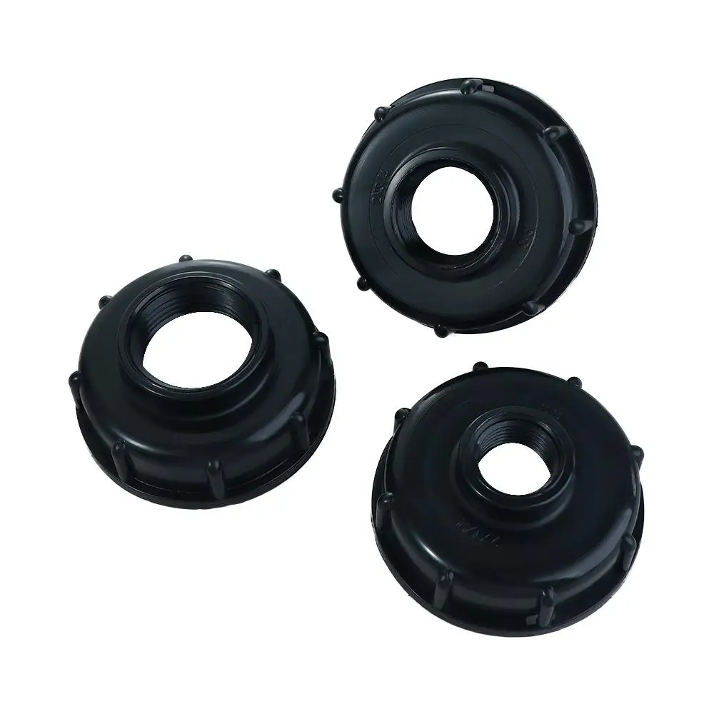 Durable S60X6 Coarse Threaded Cap 60mm Female thread to 1/2",3/4",1" Adaptor Connector IBC Tank fittings IBC Tank Adapter