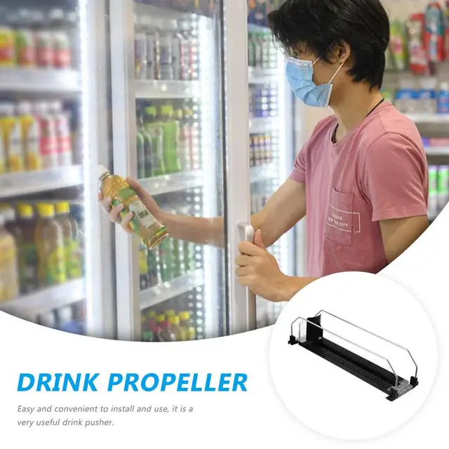 Drink Organizer for Fridge, Refrigerator Bottle Can Organizer, Self-Pushing  Soda Can Dispenser Holds, Beverage Storage for Pantry/Vending Machine,  Supermarket Beverage Automatic Pusher 