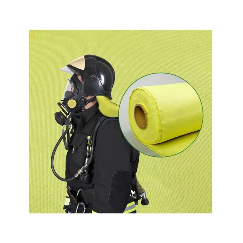 Plain Yellow Color Kevlar Fabric, Aramid Fiber Cloth, Carbon Fiber Fabric, Bulletproof Fabric for Clothing, 100cm Width