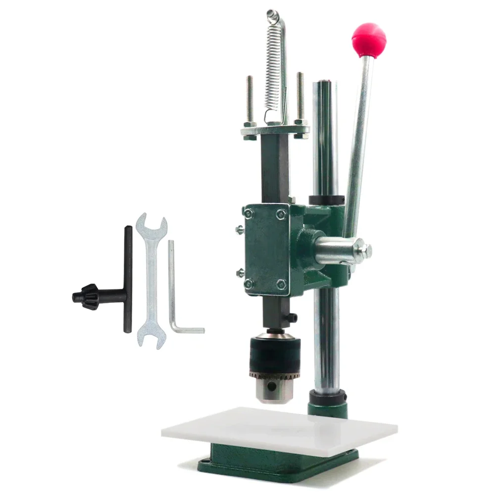 Silent Leather Hole Punch Machine Manual Stamping Hand Press Puncher Tool for Leather Craft Working Punching Hole leather craft tool kit leather craft tool leather craft tools leather tools leather punches eyelets punching tools