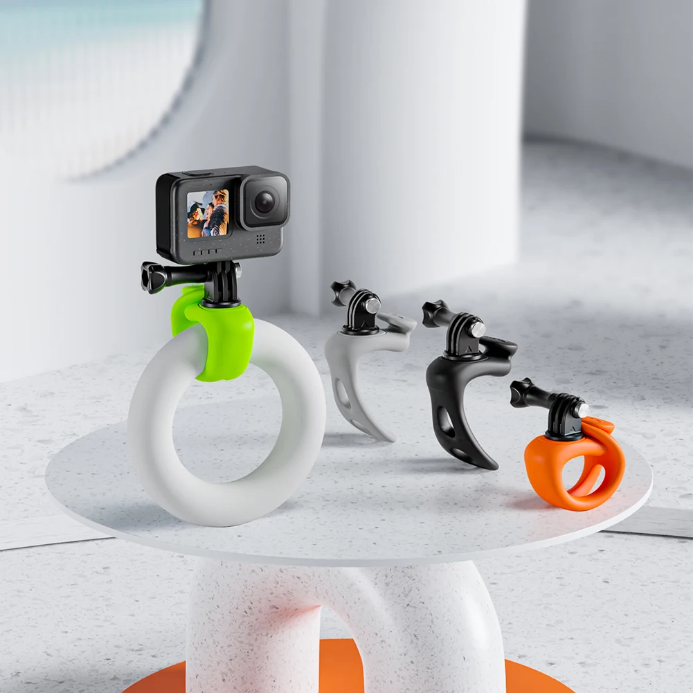 TELESIN 신축성 작은 조절 Q 실리콘 용수철, 고프로 신축성 스트랩, 고..