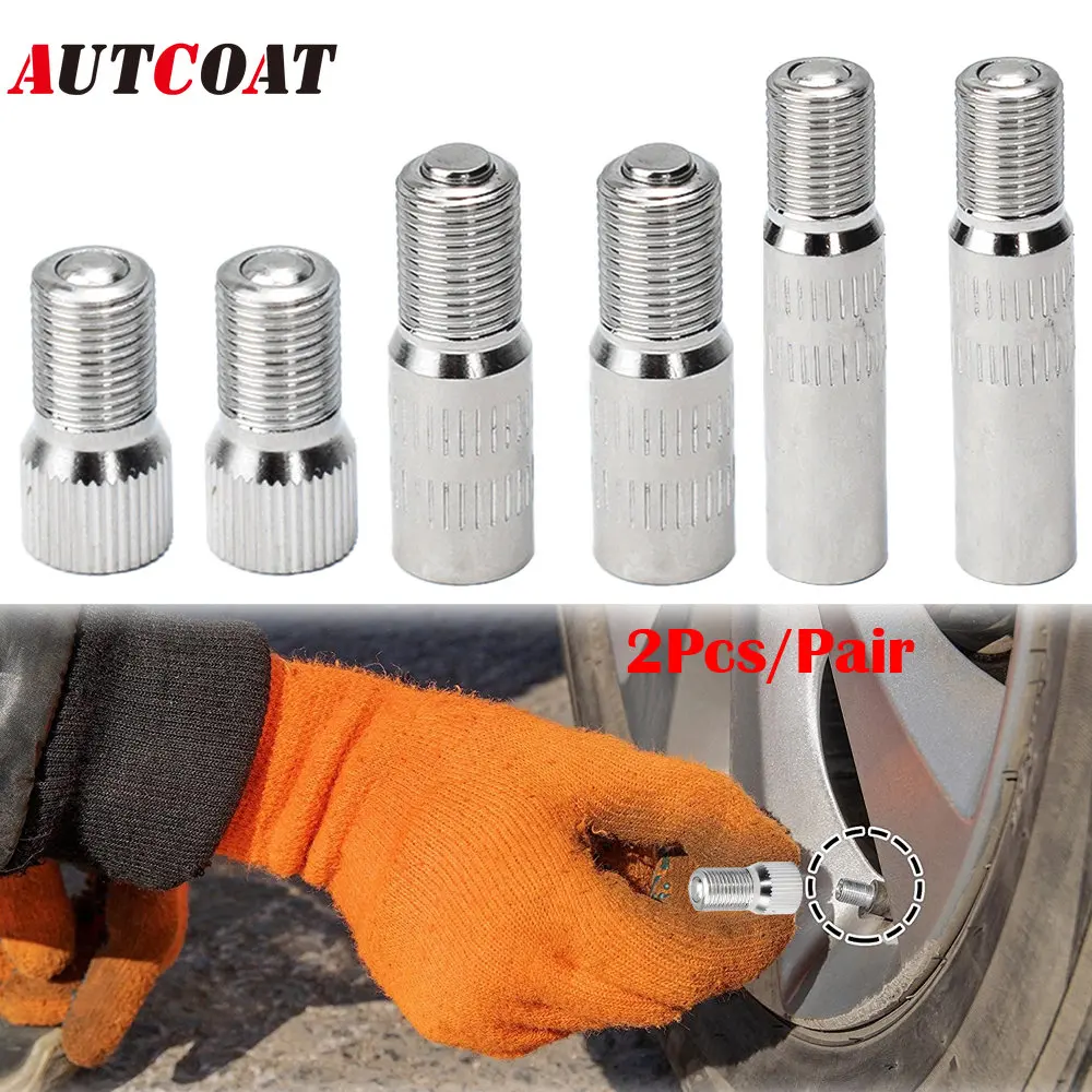 휠부품 금속 자동차 휠 밸브 캡 스템 익스텐더 – 19mm 25mm 39mm, 1 쌍