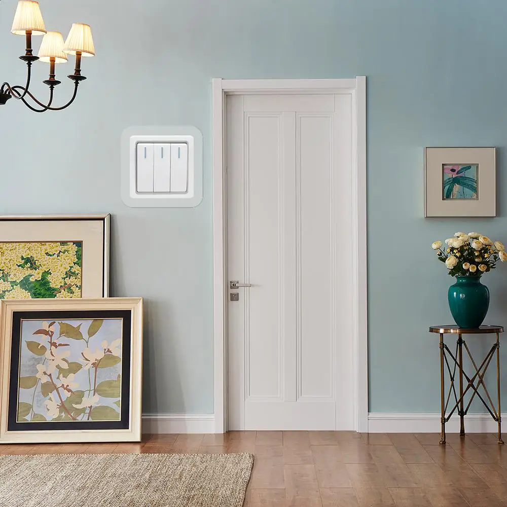 Light Switch Cover Wall Non-Adhesive Dustproof Buckle Type Switch Protective Cover Outlet Wall Sticker Socket Decor wall stickers car stickers self adhesive stickers vinyl stickers self adhesive wall stickers vinyl wall stickers chalkboard stickers chalkboard wall stickers tiles sticker transfers kraft paper wall pictures
