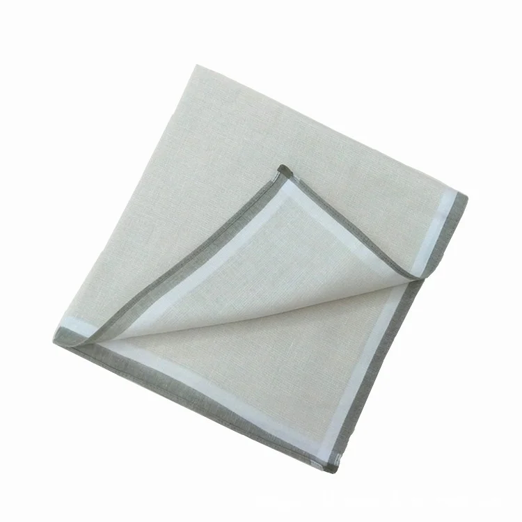 43-43CM-Cotton-Men-s-Handkerchief-Light-Color-Fresh-Handkerchief-Texture-Square.jpg 43 * Cm -Es Pamut Férfi Zsebkendő Világos Színű Friss Textúra Négyzet - Image 2