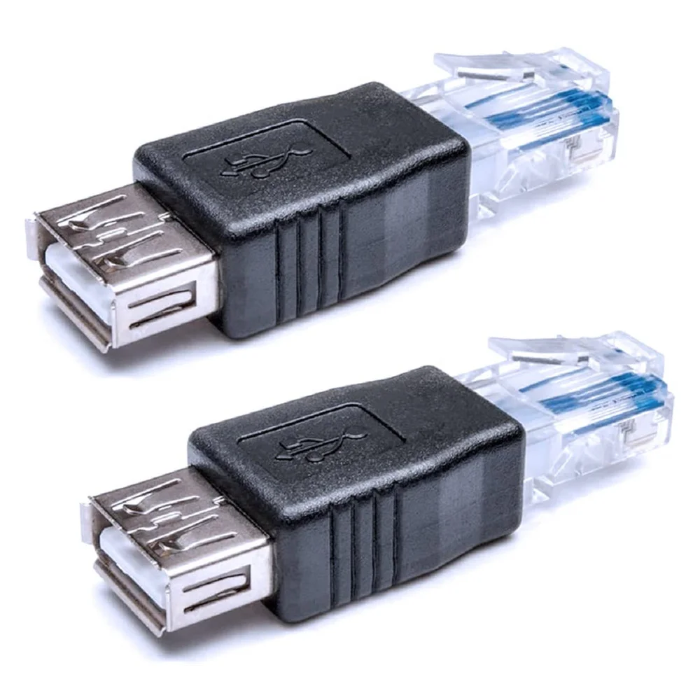 Ethernet para Usb Rj45 Adaptador Macho para Usb Conversor Fêmea Conector de Rede para Laptops e Computadores 10mb 100mbs Pcs