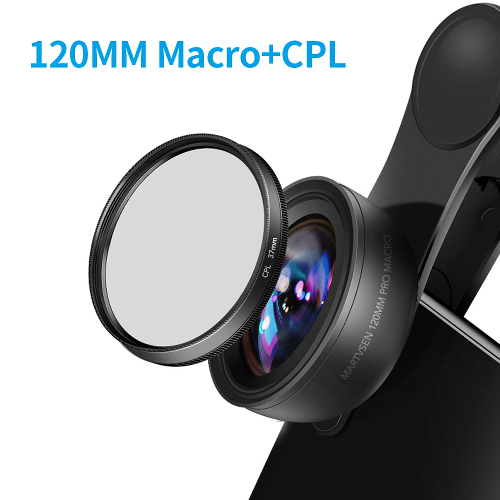 Enhanced 120MM 5K HD 10x Super Macro Universal Clip Camera Lens