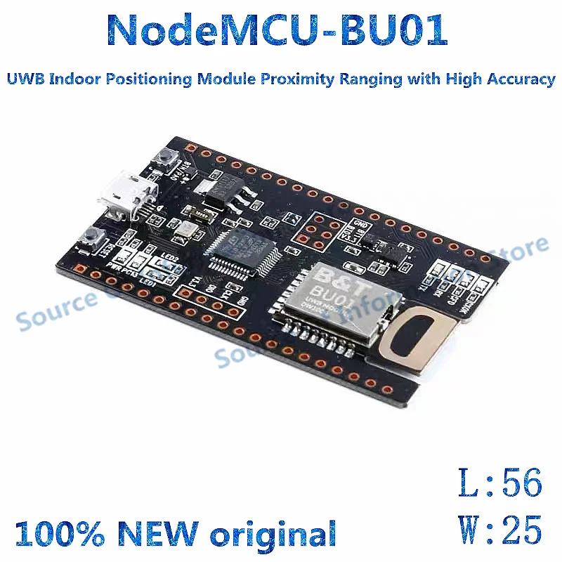 1PCS UWB Indoor Positioning Module Proximity High Precision Ranging NodeMCU-BU01 Development Board