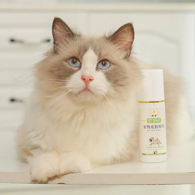 Cat Wound Spray Wound Care and Skin Repair for Dogs Skin Care Spray to Heal and Prevent Itch Scratching And Irritation Cleans