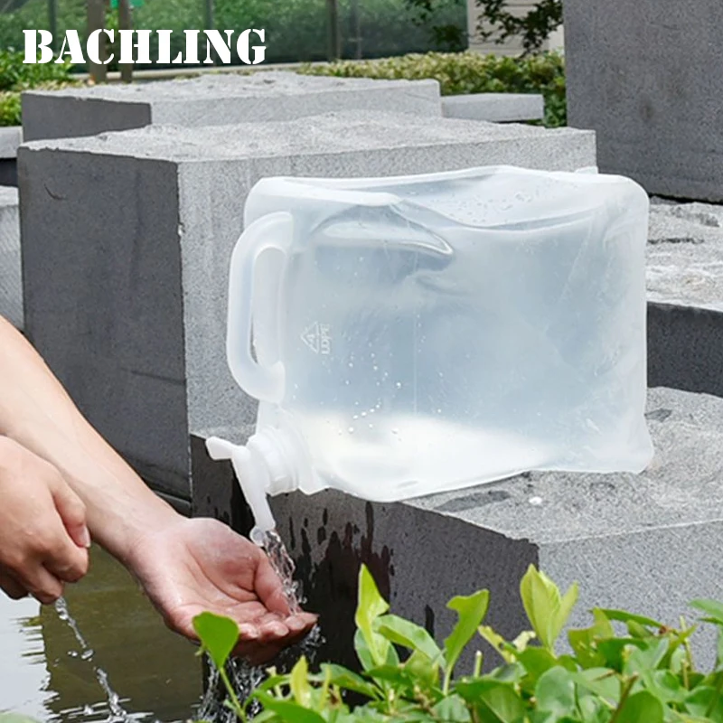 5/10/20L Bucket Tourism Foldable Water Storage Container Drinking Water Tank for Outdoor Travel Picnic Hiking