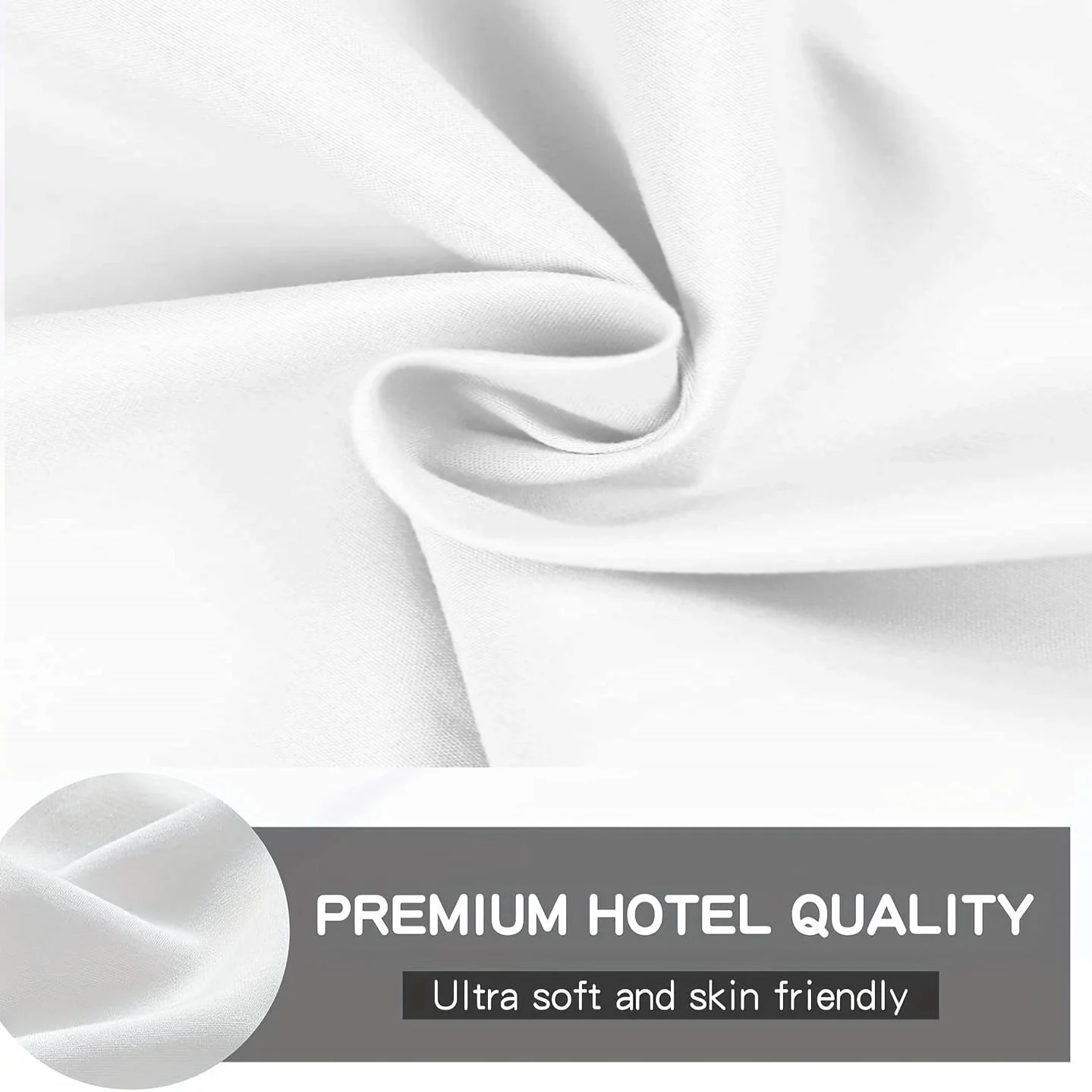 1 piece bed sheets pure white hotel bed sheets  single and double home use 4