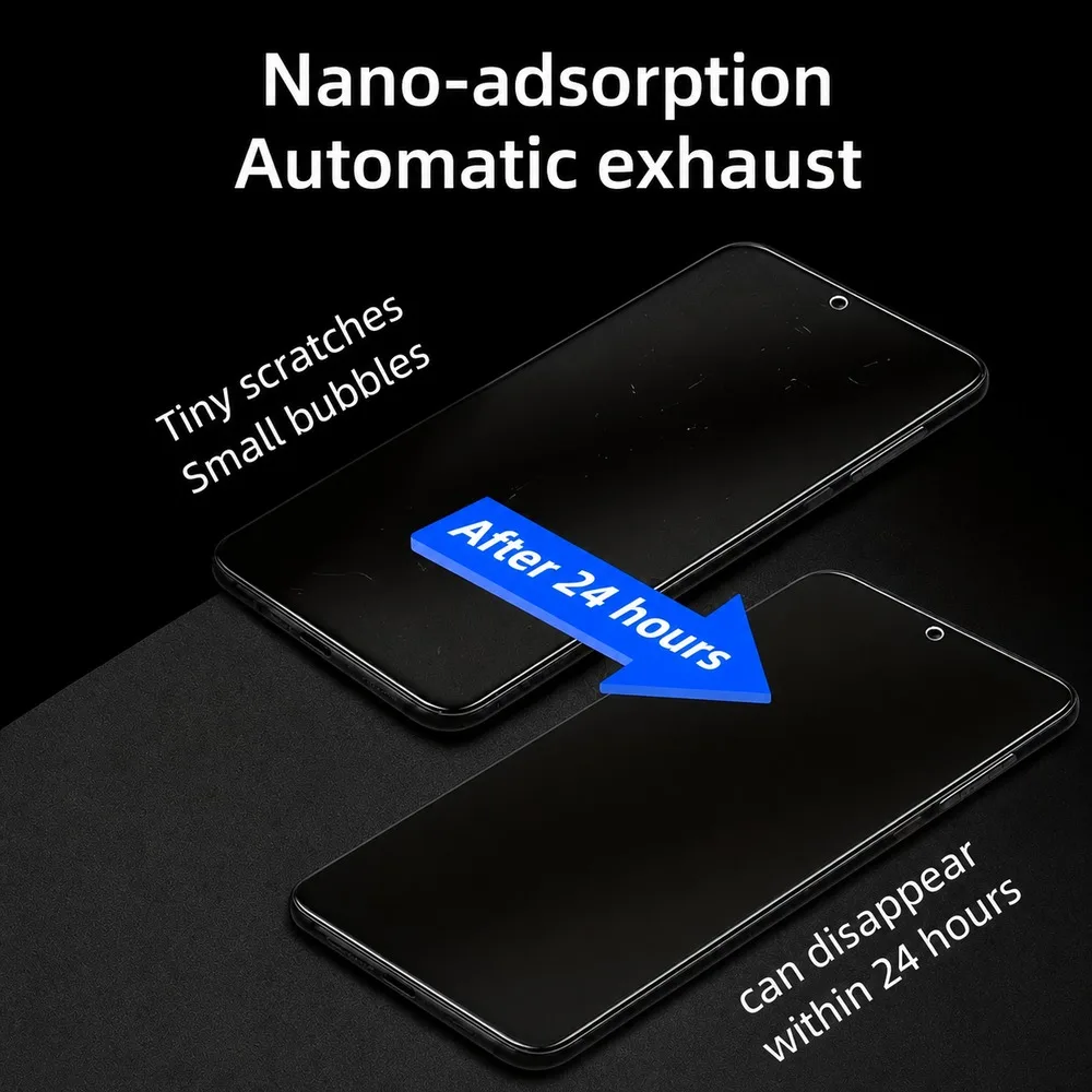 4PCS Matte Hydrogel Anti-Glare Screen Protector Film