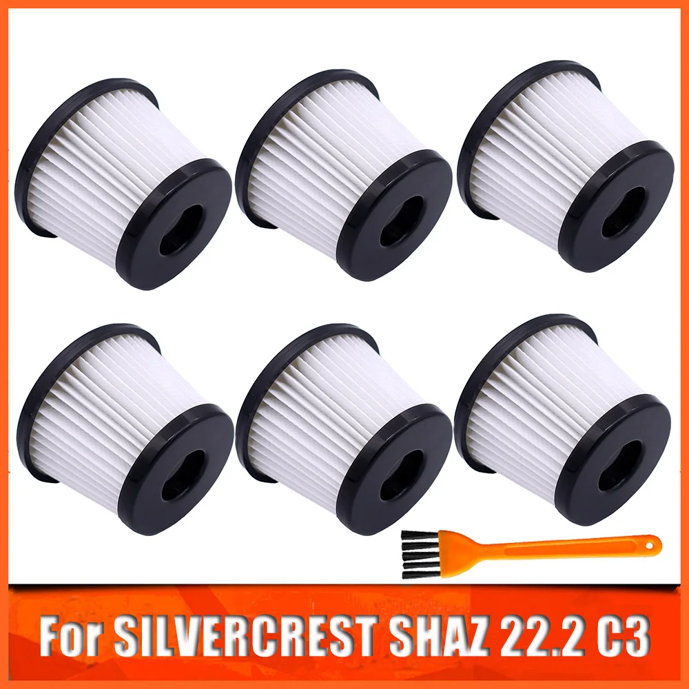 Vacuums Cleaner HEPA Filter Replacements for SILVERCREST SHAZ 22.2 C3