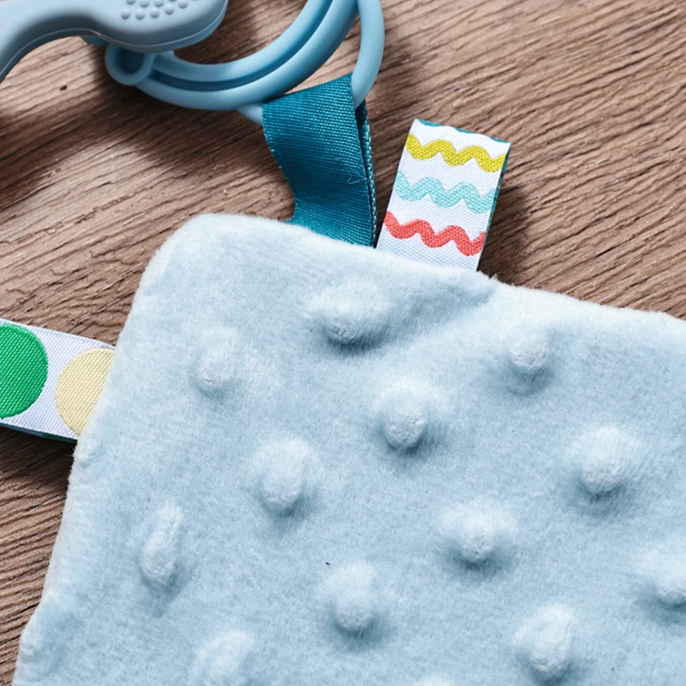 Baby Stoffbuch zum Fühlen und Berühren, Hochkontrast-Sensorikspielzeug, Frühpädagogisches Aktivitätsbuch aus Stoff für Babys und Kleinkinder – Detail 8