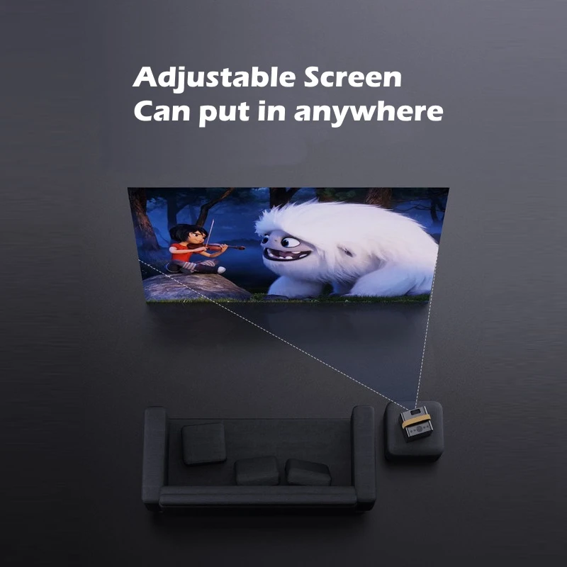 X9 안드로이드 스마트 프로젝터, 무선 5G 미니 5000 루멘, HD 와이파이 LED 프로젝터, 홈 시어터용 비디오 비머