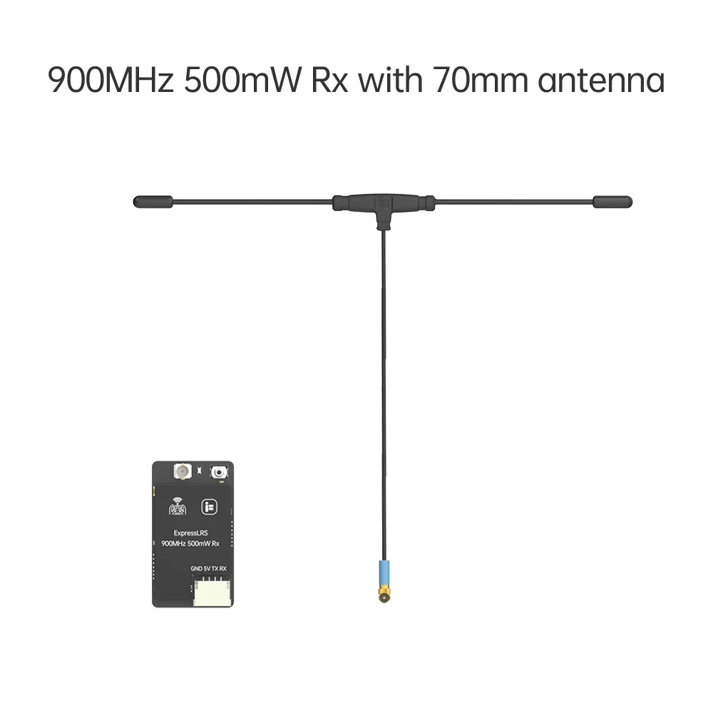 Antenne RC 2.4GHz/900MHz RX 40-220mm pour Drone FPV