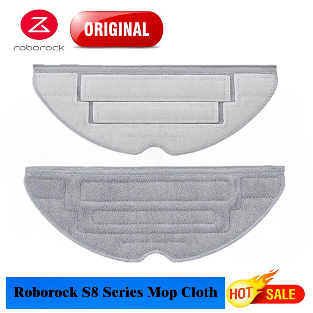 Original Roborock S8 Pro Ultra Mop Accessories S8/S8+ Robot Vacuum Cleaner  Genuine Replacements Parts of VibraRise Mop Cloth - AliExpress