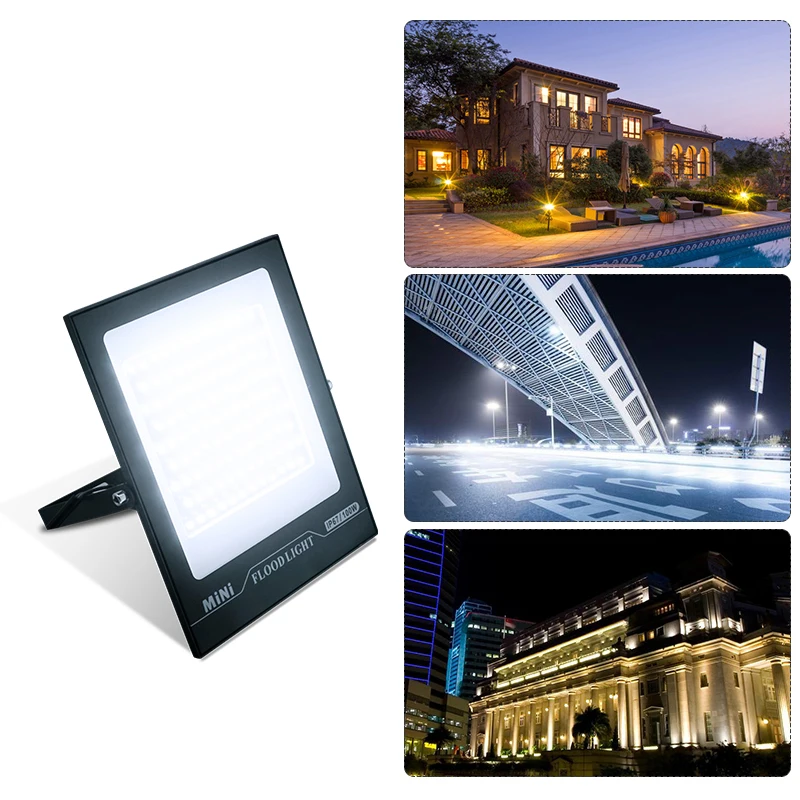 LED povodeň lehký 220V 10W 20W 30W 50W 100W 150W 200W ulice lehký IP67 vodotěsný outdoorové osvětlení LED reflektor zeď floodlights