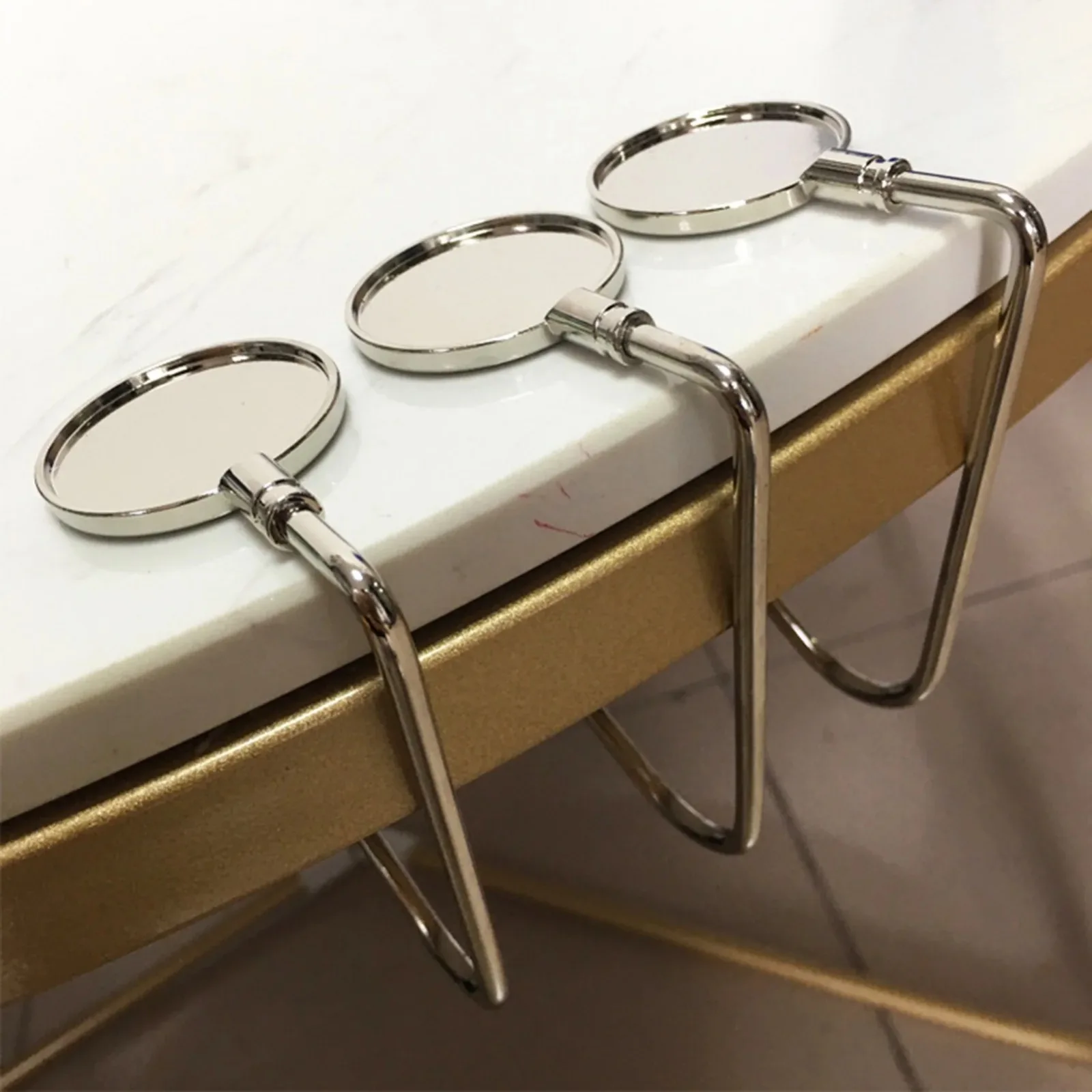 5PCS Mantel Hook Holder Fireplace Stocking Hanger for Christmas Sturdy Metal Non-Slip Purse Hooks