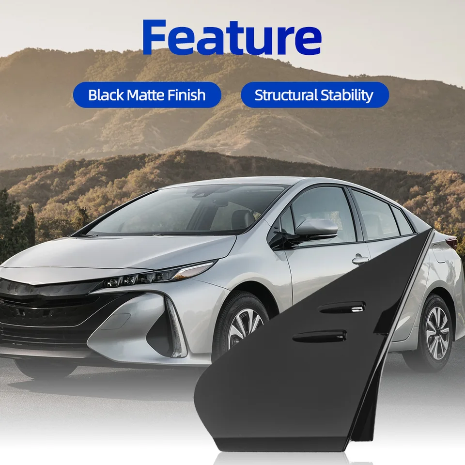 Side Mirror Fender Molding Cover Trim Left/Right Front Upper For