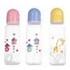 Upgraded 250ml Plastics Baby Bottle Cartoon Pattern Baby Feeding Bottle Suitable for Infant Newborn 7-inch Height 2