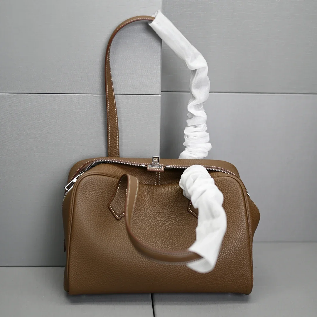 Sac à main en cuir véritable pour femme