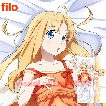 다키마쿠라 애니메이션 필로 양면 인쇄, 실물 크기 바디 베개 커버, 성인용 베갯잇