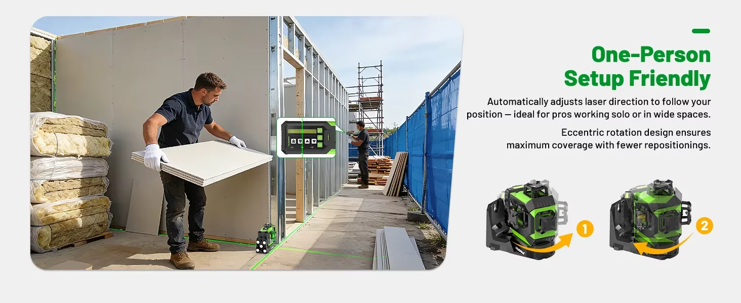 703TR Laser Level 3D 12 Lines Self Leveling for Construction Outdoor With Fixed