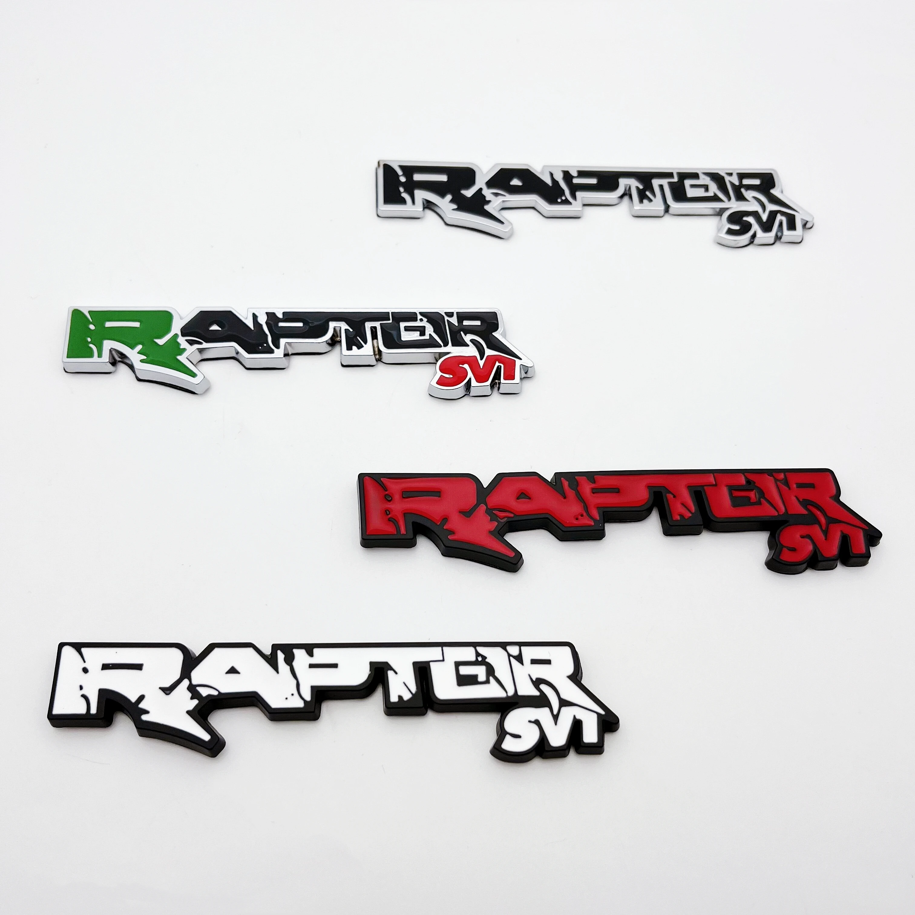 

F150 Fx4 XLT Car RAPTOR SVT Logo Sticker Car Rear Trunk Door Bumper Badge Wing Fender Emblem Decal Styling Accessories 3D Metal