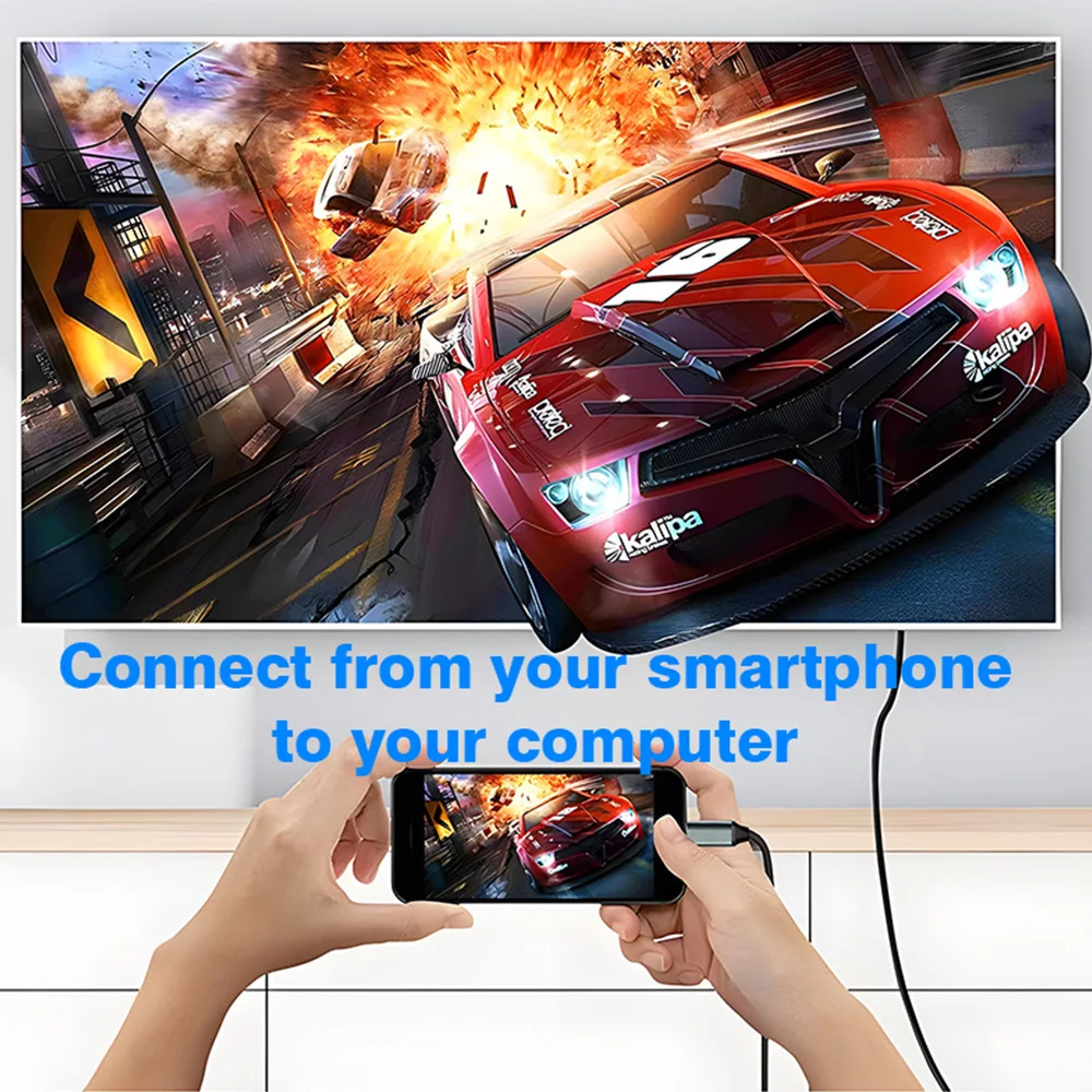 كابل USB C إلى DisplayPort DP 1.4 8K@60 هرتز 4K@14...