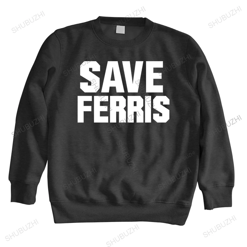 

Mens luxury cotton hoodie Save Ferris 80s movie funny bueller high school humor costume vintage retro - Apparel Clothing - Mens