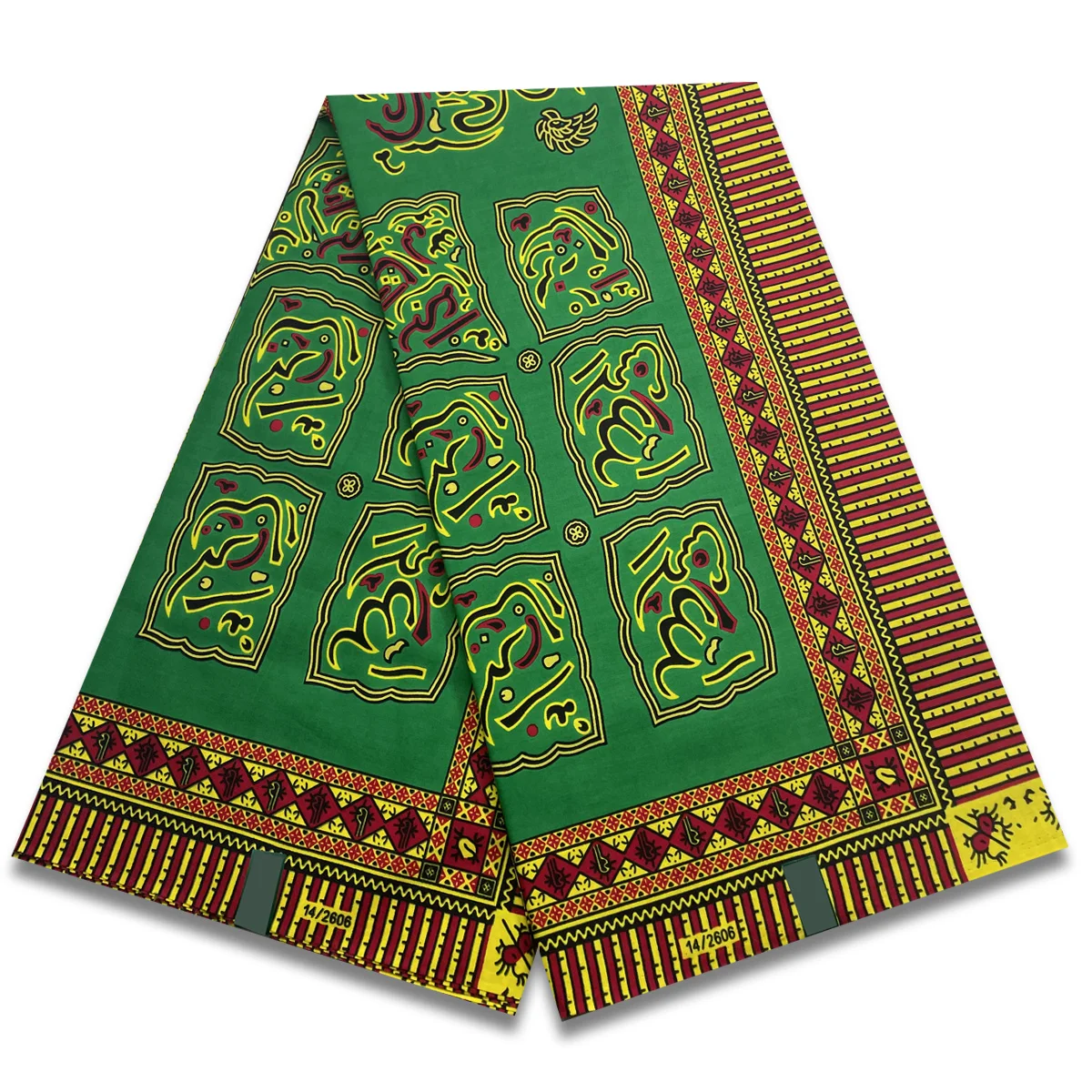 2024 Latest High Quality 100% Cotton Fabric African Ankara Veritable Wax Fabric Ghana Nigeria African Wax 6 Yards For Wedding 3