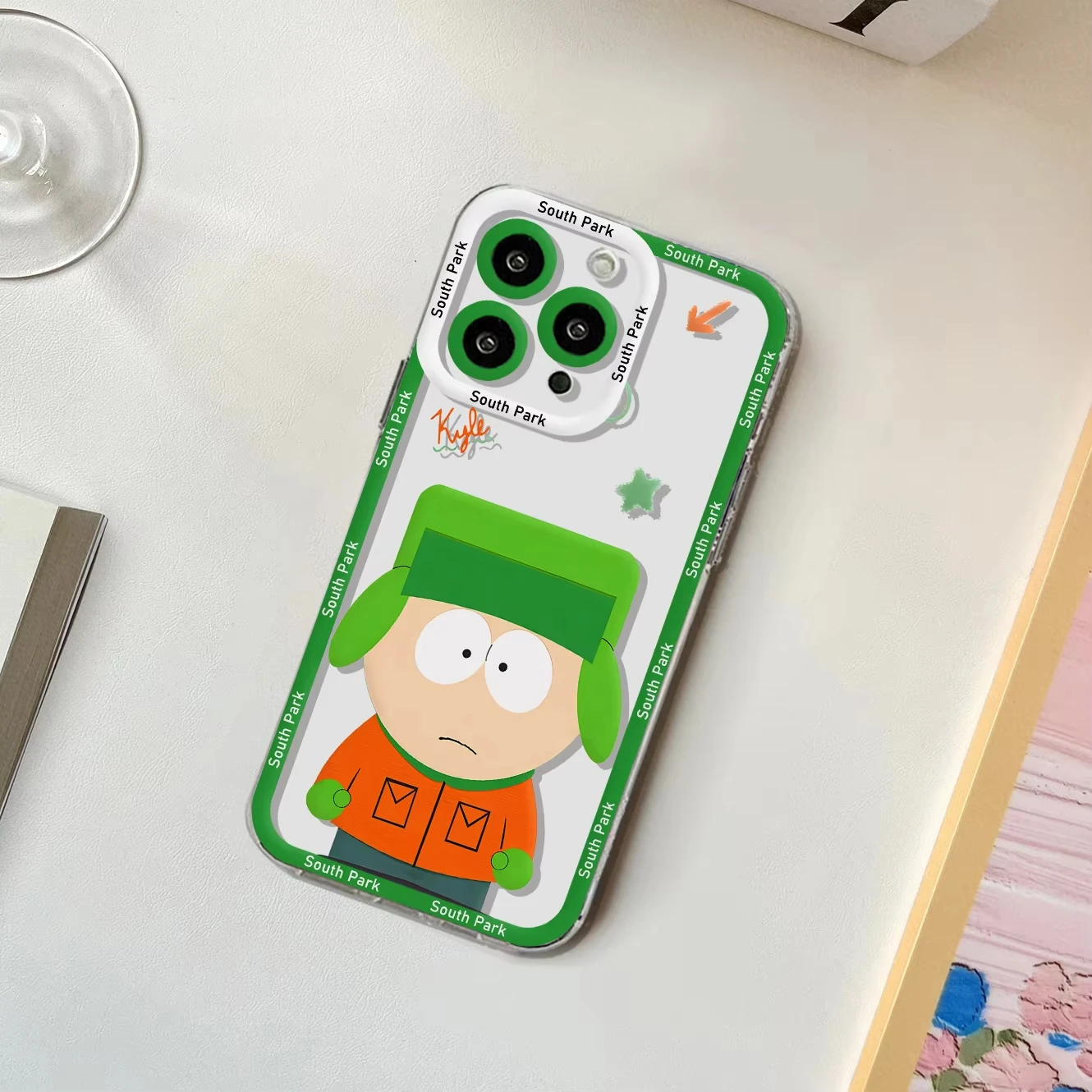 Transparent Protective Phone Cover - Sleek Clear Design